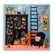 Stupell Industries Eclectic Fun Bookshelf Wall Plaque Art Design by Lazar Studio